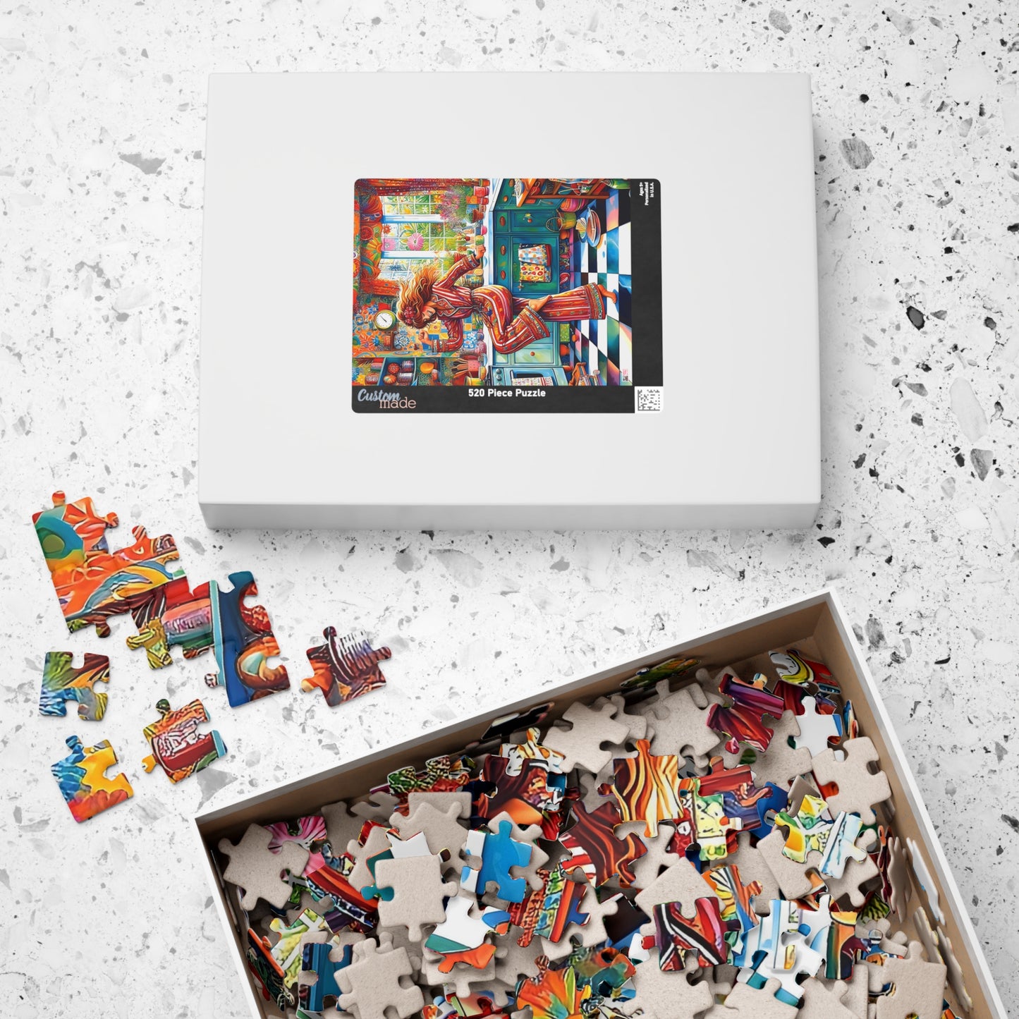Dance Like No-one's Watching Jigsaw Puzzle (110, 252, 520, 1014-piece). Cute, fun. playful and quirky. Great gift idea. Family Activity
