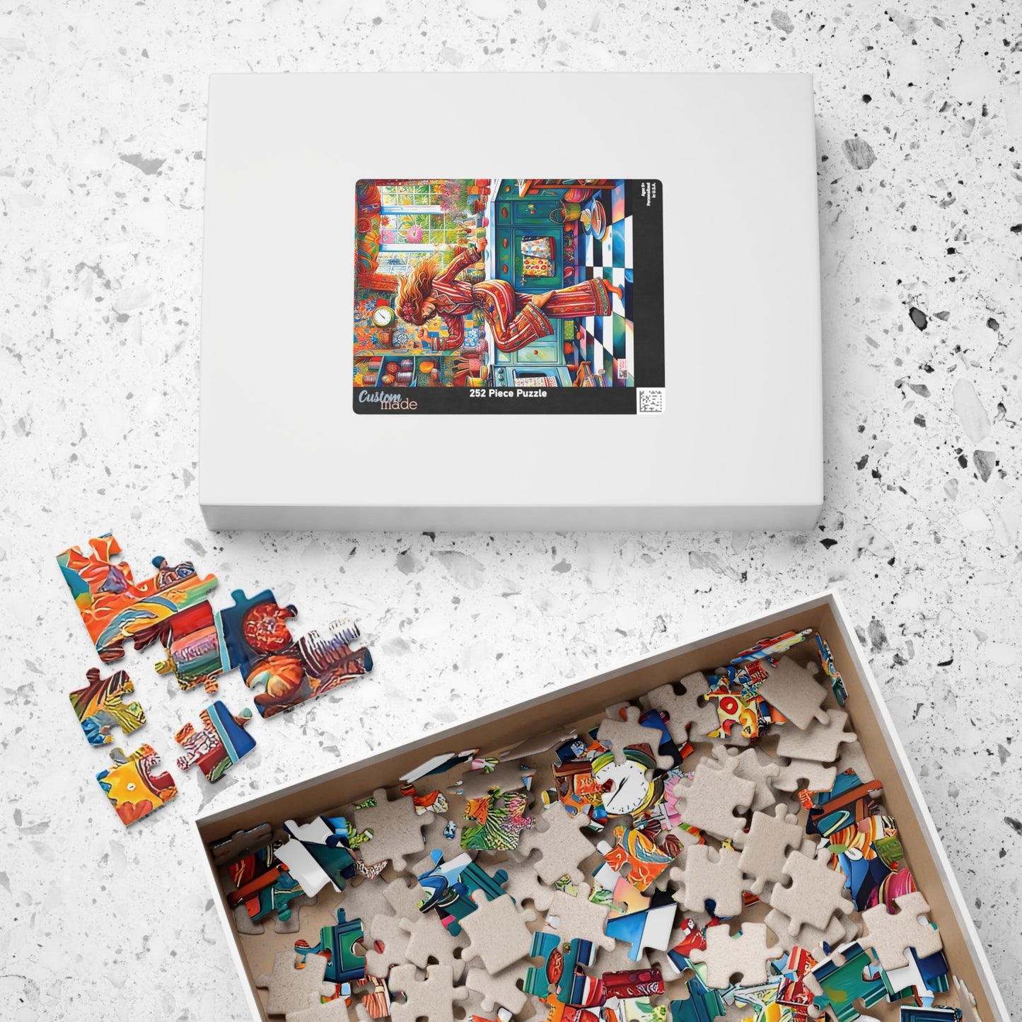 Dance Like No-one's Watching Jigsaw Puzzle (110, 252, 520, 1014-piece). Cute, fun. playful and quirky. Great gift idea. Family Activity