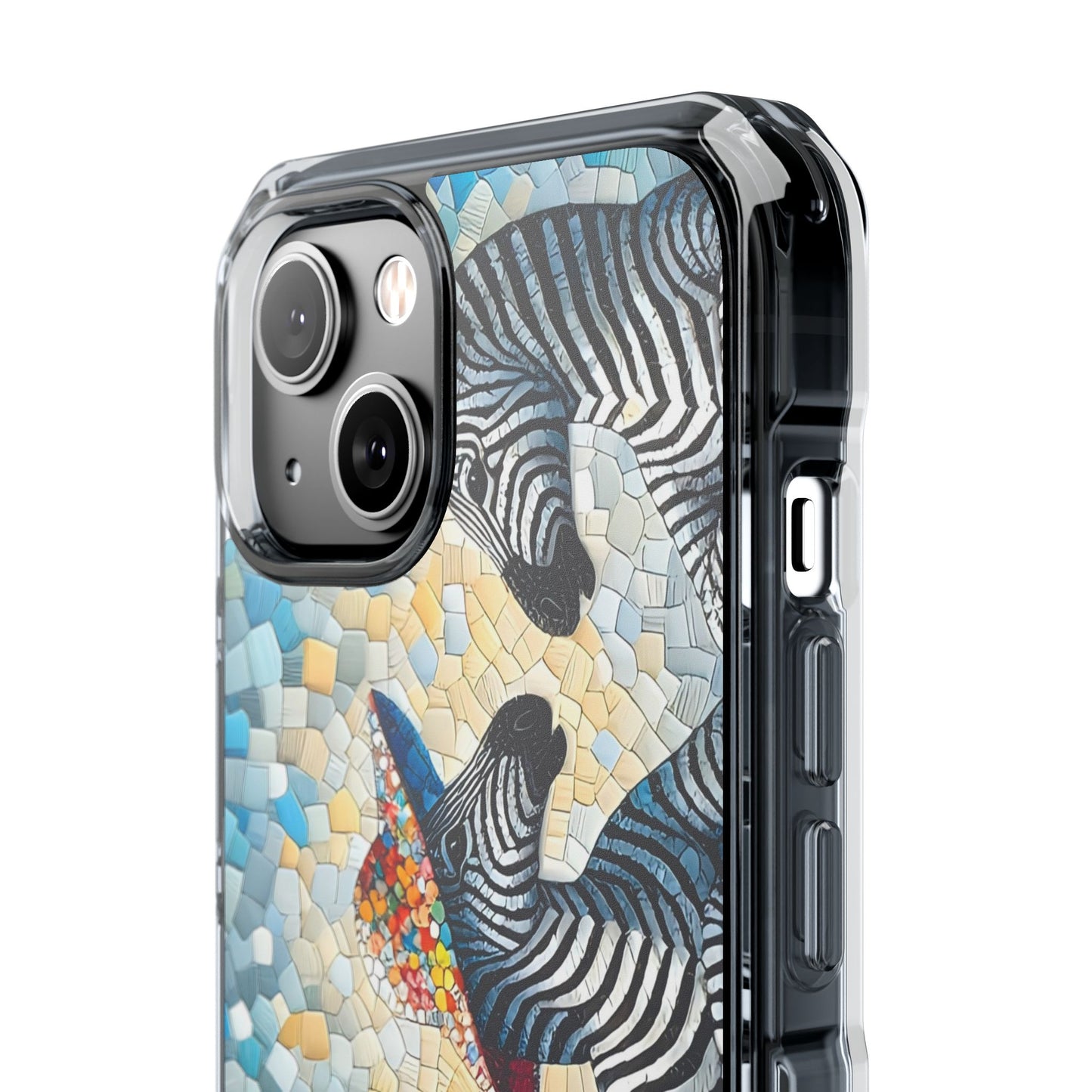 Zebras at the Back Fence Magnetic Clear Impact Cases
