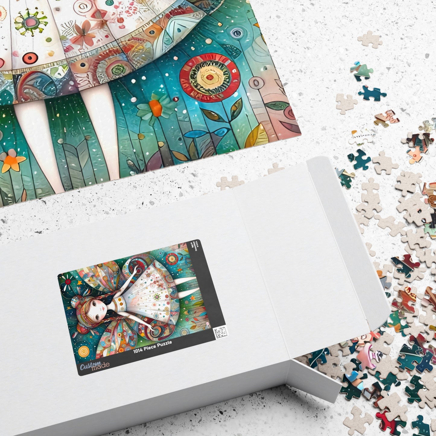 Boho Fairy Jigsaw Puzzle - 110, 252, 520, 1014-piece. Pretty, Whimsical Birthday Gift Idea. Tech-free and Fun Family Activity. Unique Charm