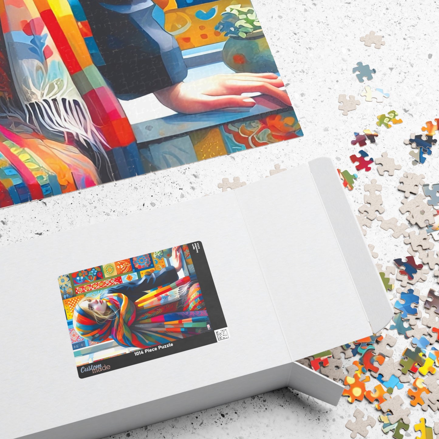 At The Windowsill Jigsaw Puzzle (110, 252, 520, 1014-piece). Unique, Whimsical, Challenging Family Fun. Pretty Birthday Gift Idea
