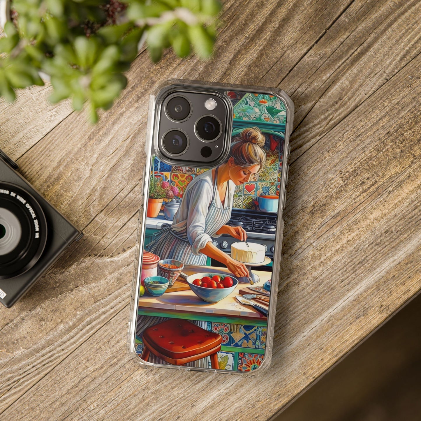 The Cake Maker - Magnetic Clear Impact Cases