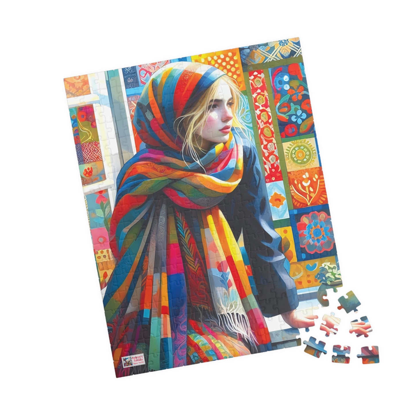 At The Windowsill Jigsaw Puzzle (110, 252, 520, 1014-piece). Unique, Whimsical, Challenging Family Fun. Pretty Birthday Gift Idea