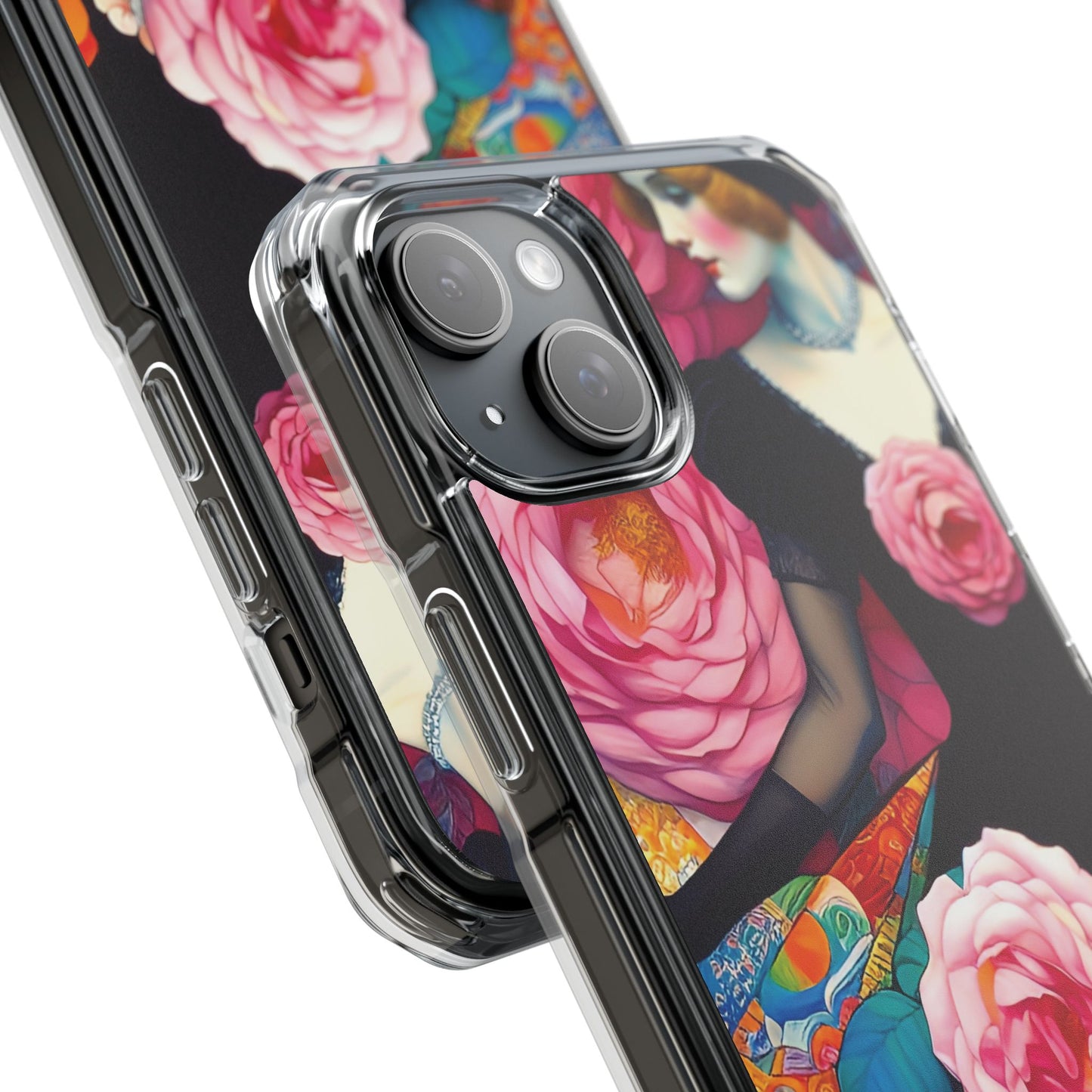 Lady of the Roses - Magnetic Clear Impact Cases