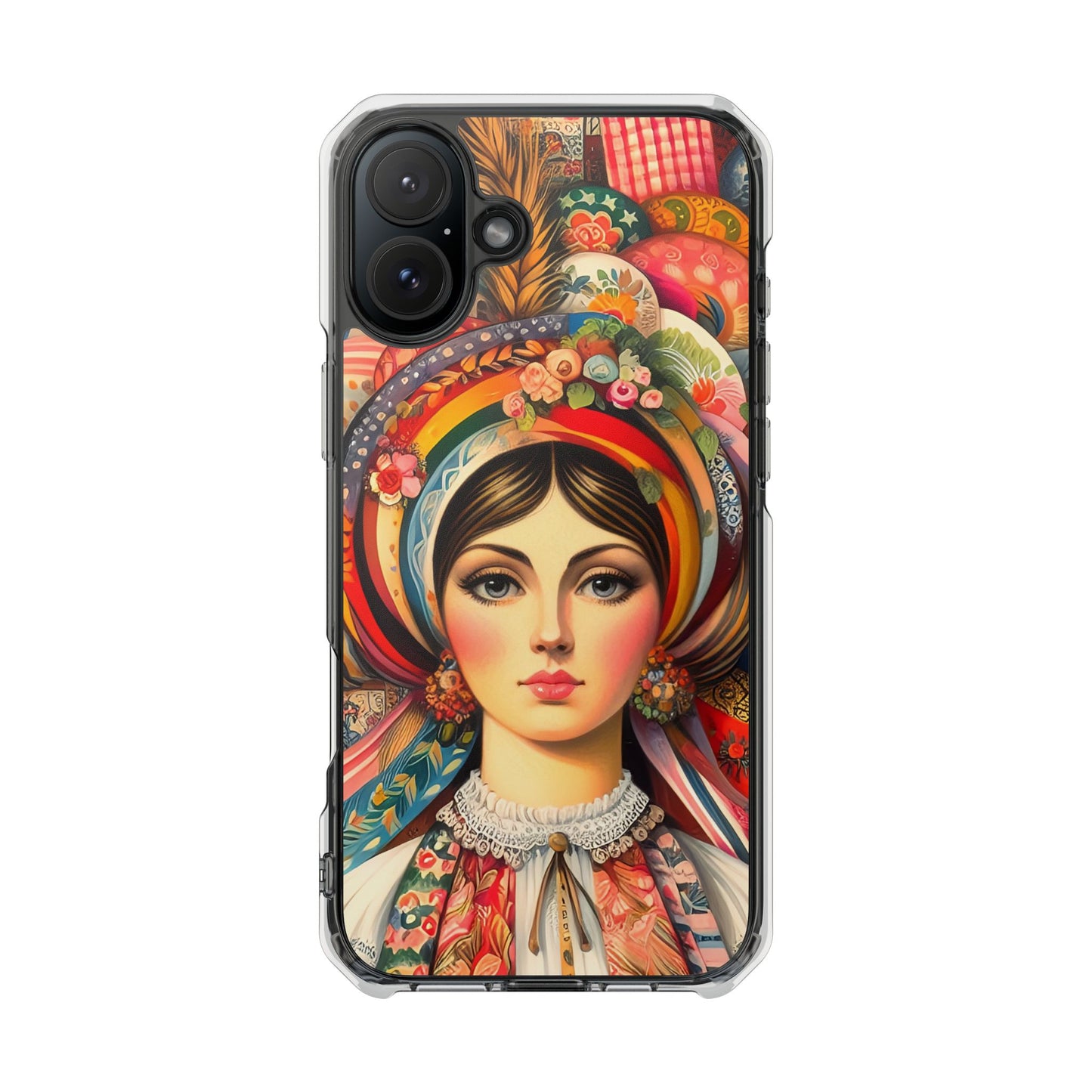 Beehive Bonnet - Magnetic Clear Impact Cases