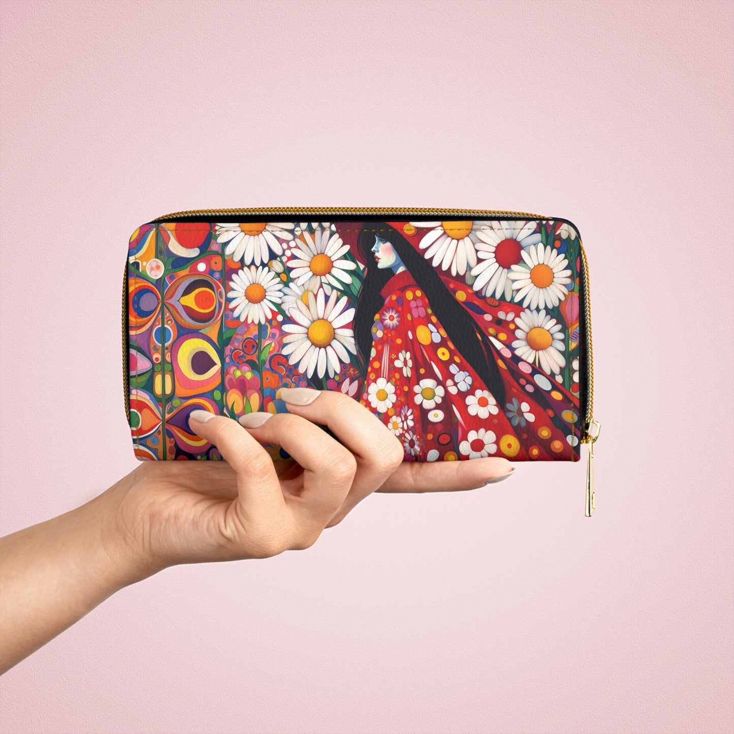 Daisy Dreams Zipper Wallet