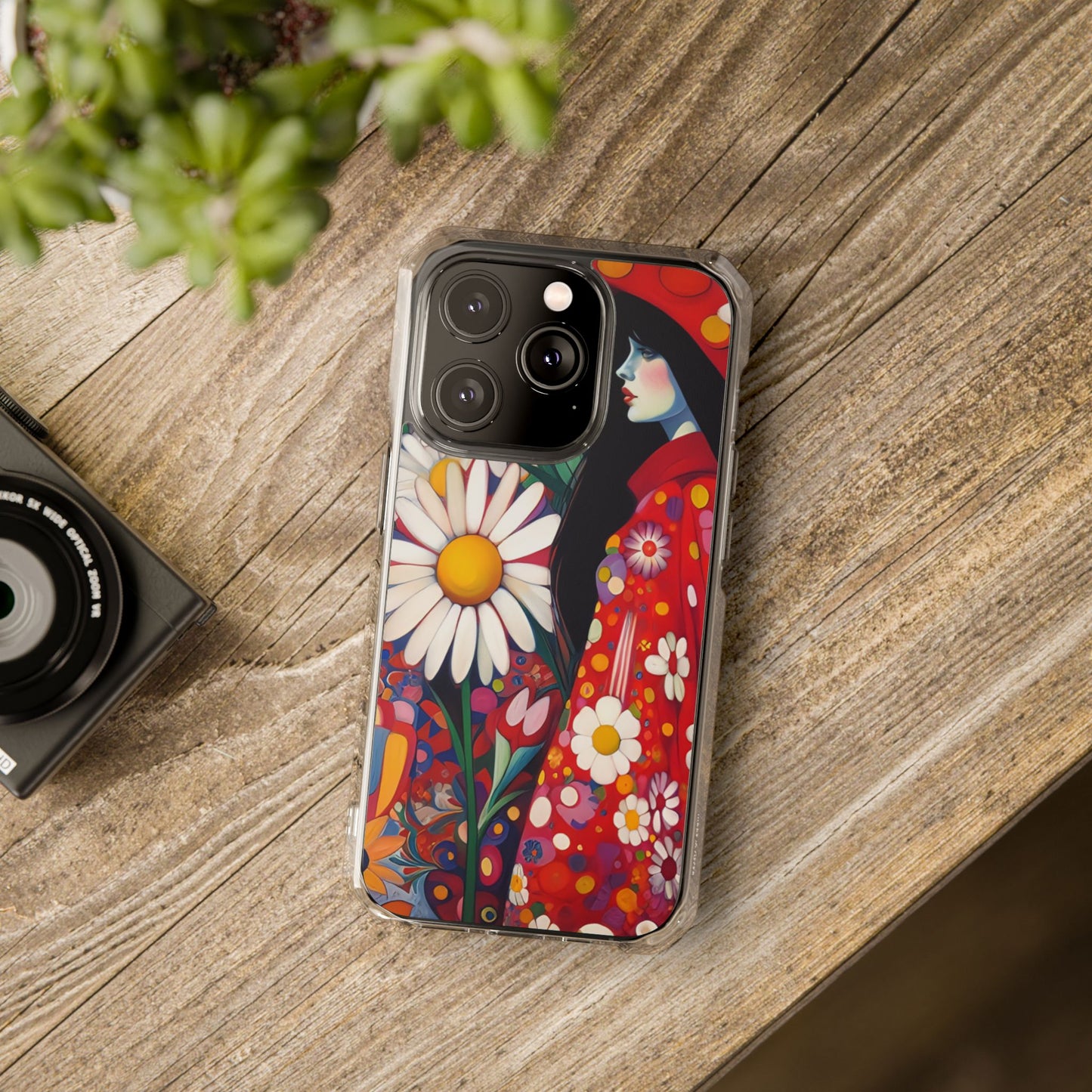 Daisy Dreams - Magnetic Clear Impact Cases