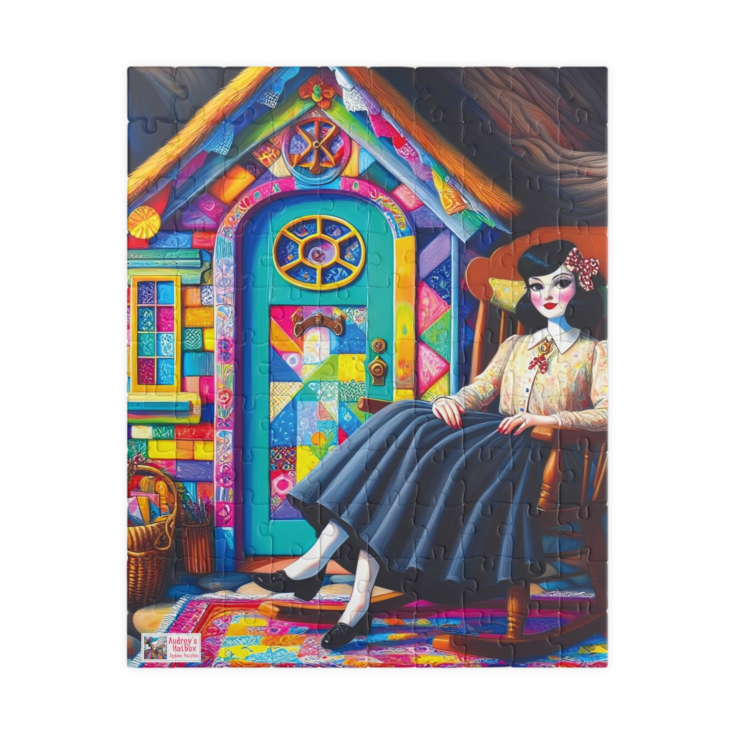 My Sweet Home Jigsaw Puzzle 110, 252, 520, 1014-piece. Fun, quirky and magical, a perfect novelty gift idea or family game, suits all ages
