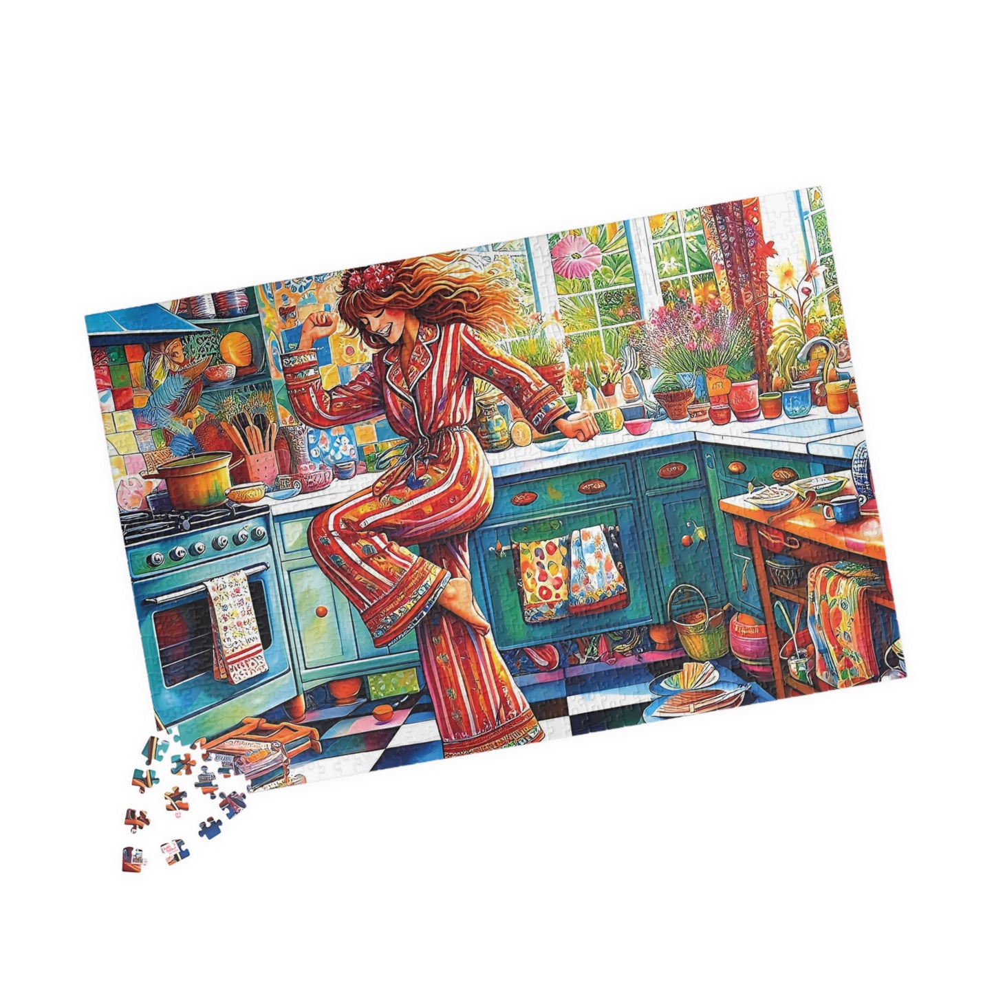 Dance Like No-one's Watching Jigsaw Puzzle (110, 252, 520, 1014-piece). Cute, fun. playful and quirky. Great gift idea. Family Activity