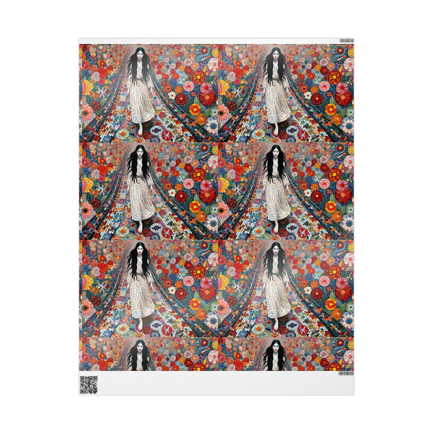 "Mosaic Garden" Gift Wrapping Paper (3 sizes)
