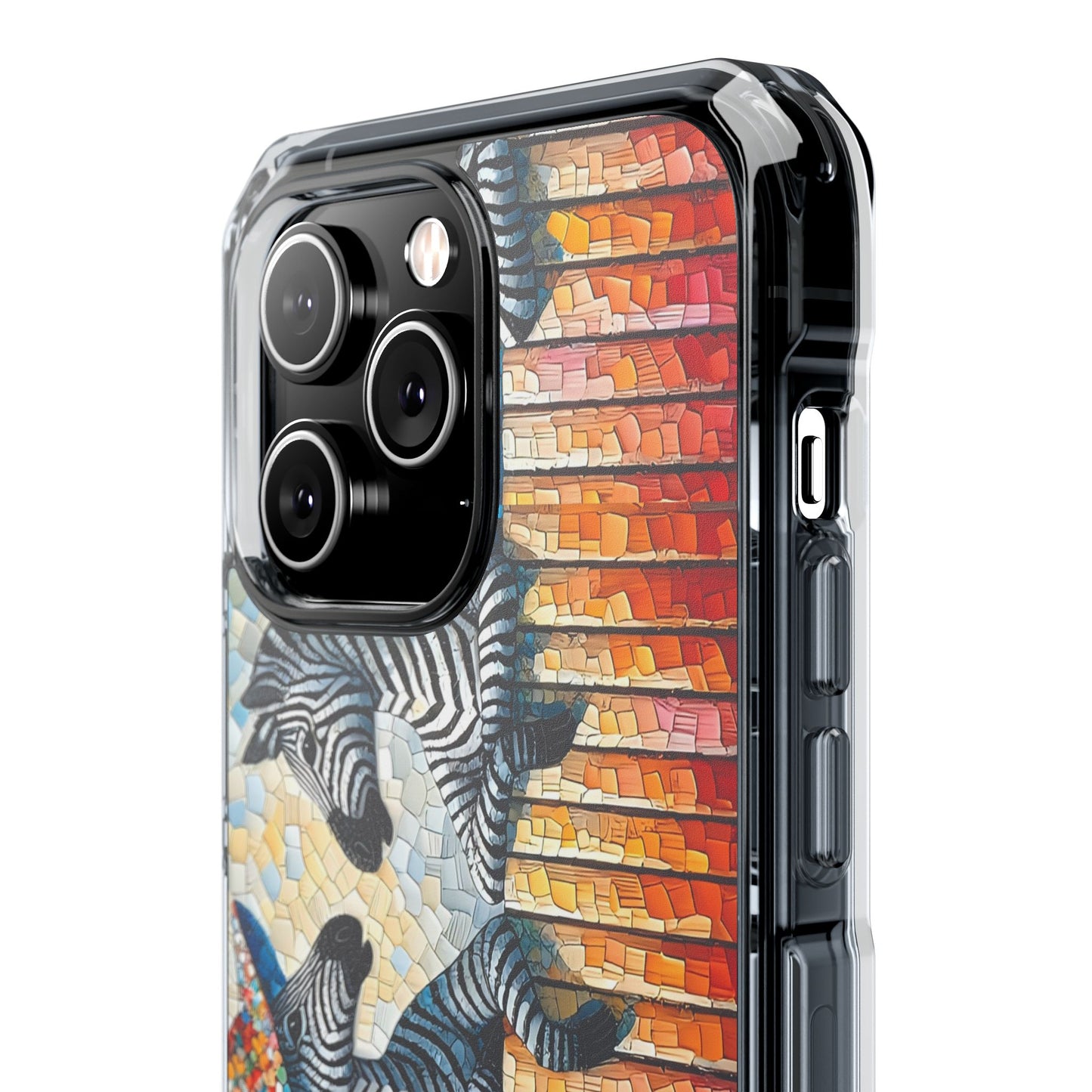 Zebras at the Back Fence Magnetic Clear Impact Cases