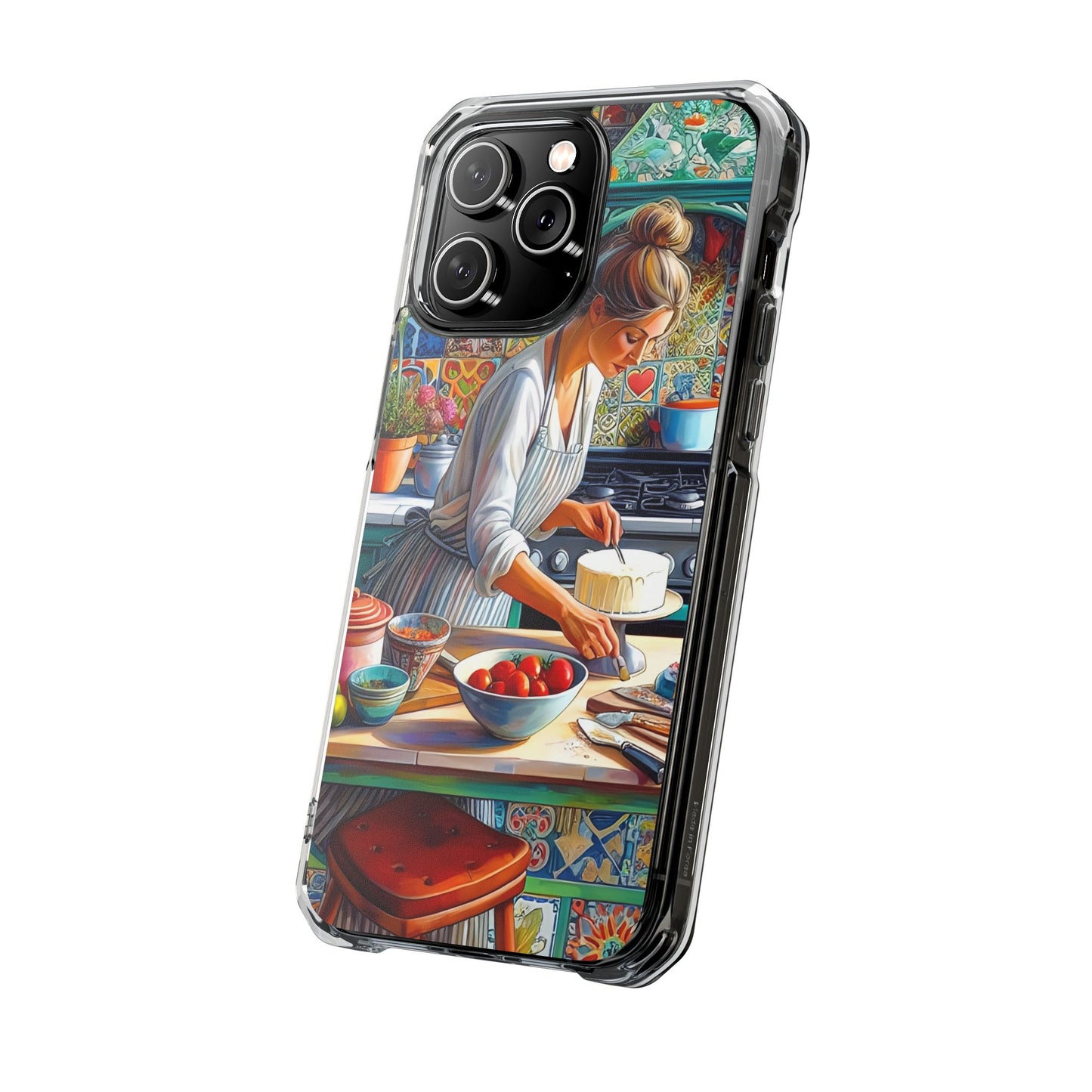 The Cake Maker - Magnetic Clear Impact Cases