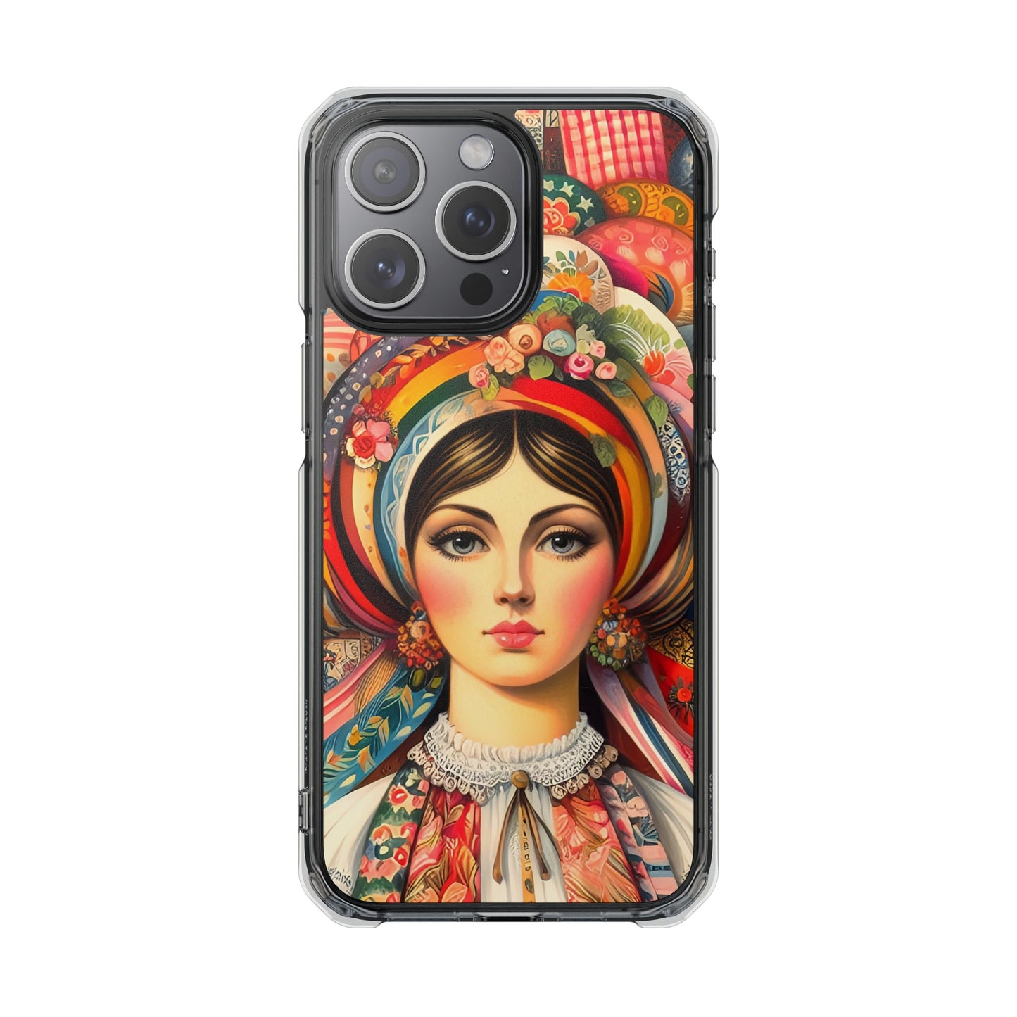 Beehive Bonnet - Magnetic Clear Impact Cases