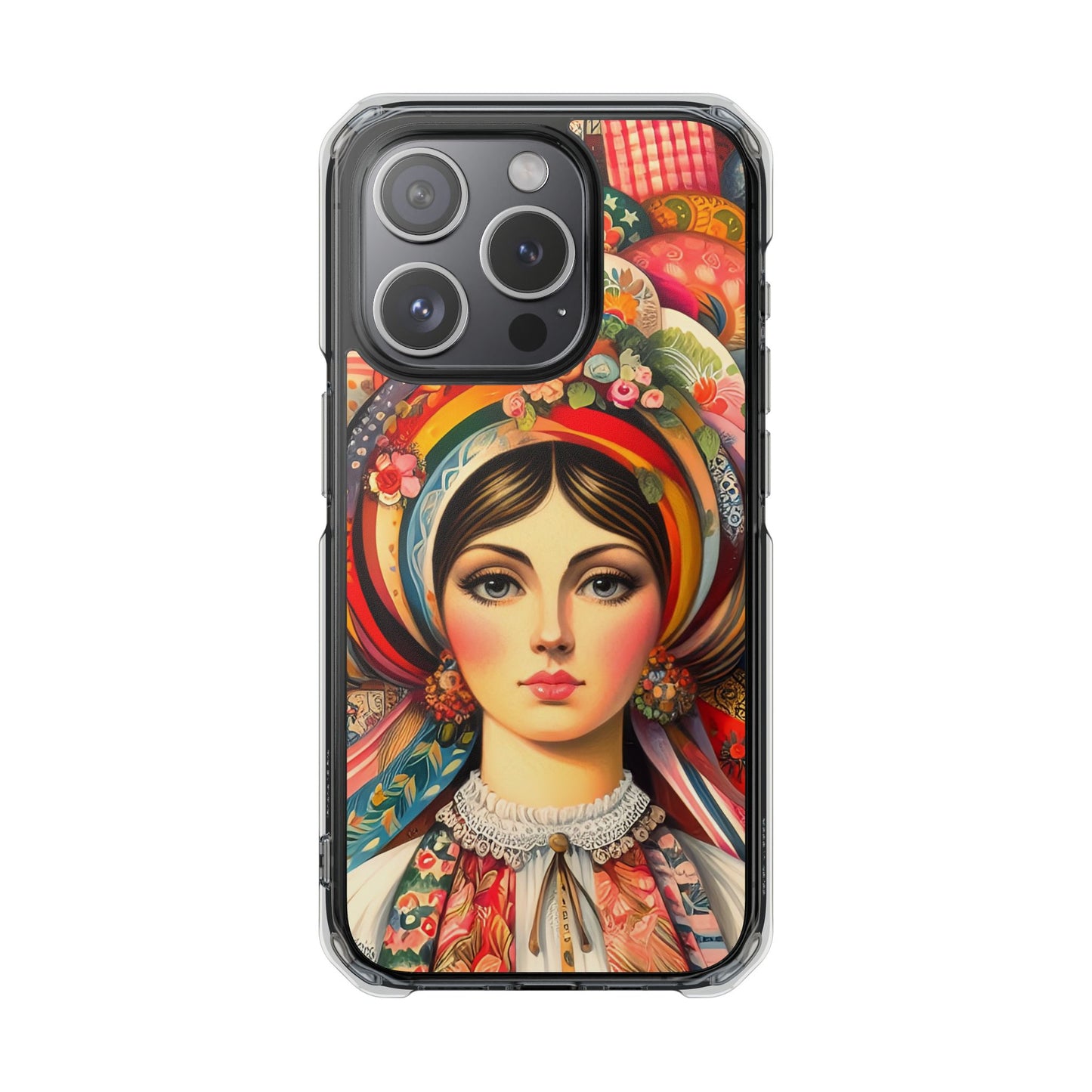 Beehive Bonnet - Magnetic Clear Impact Cases