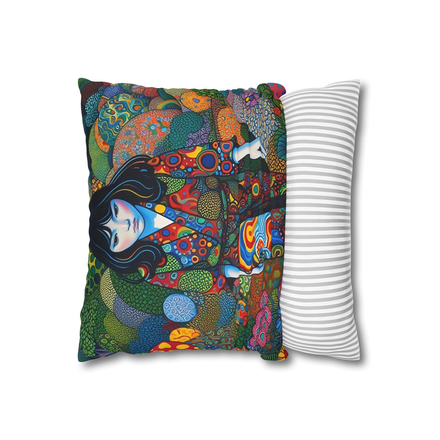 "Walk on the Wild Side" Double-Sided Print Square Cushion Cover