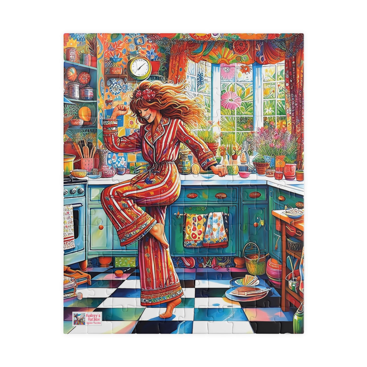 Dance Like No-one's Watching Jigsaw Puzzle (110, 252, 520, 1014-piece). Cute, fun. playful and quirky. Great gift idea. Family Activity