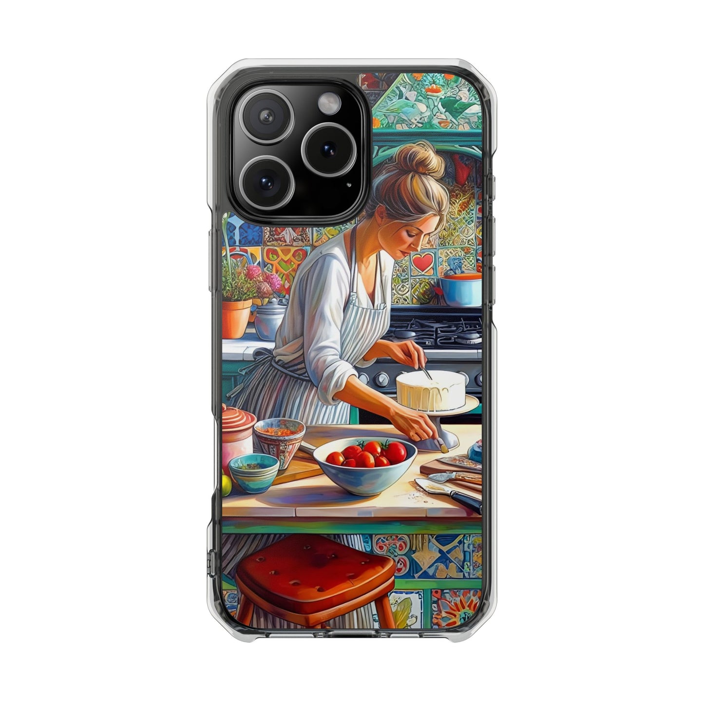 The Cake Maker - Magnetic Clear Impact Cases