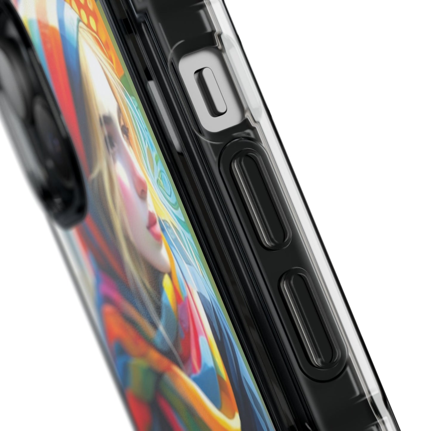 Rainbow Scarf - Magnetic Clear Impact Cases