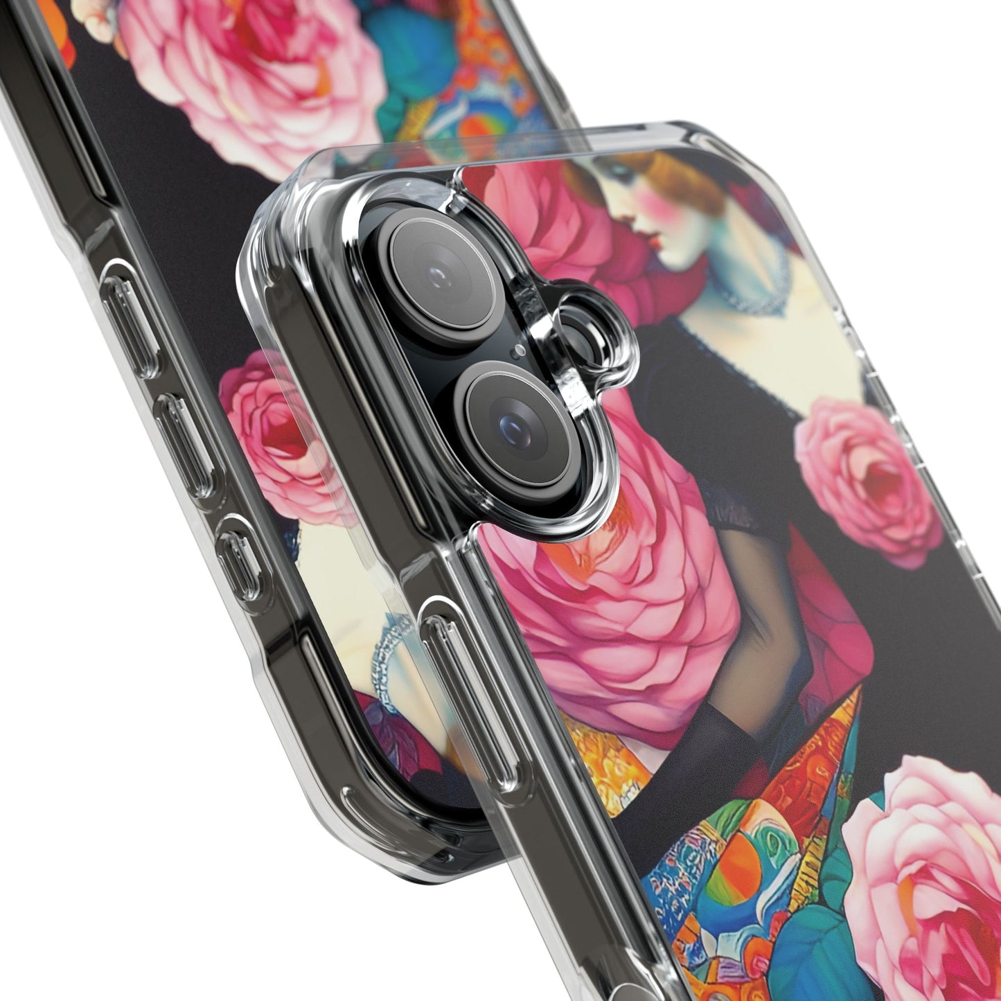 Lady of the Roses - Magnetic Clear Impact Cases
