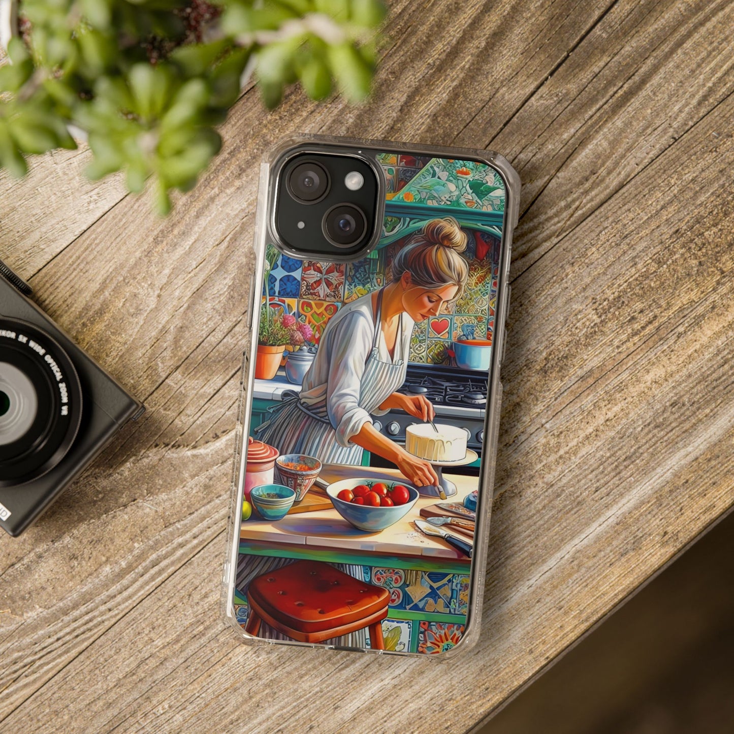 The Cake Maker - Magnetic Clear Impact Cases