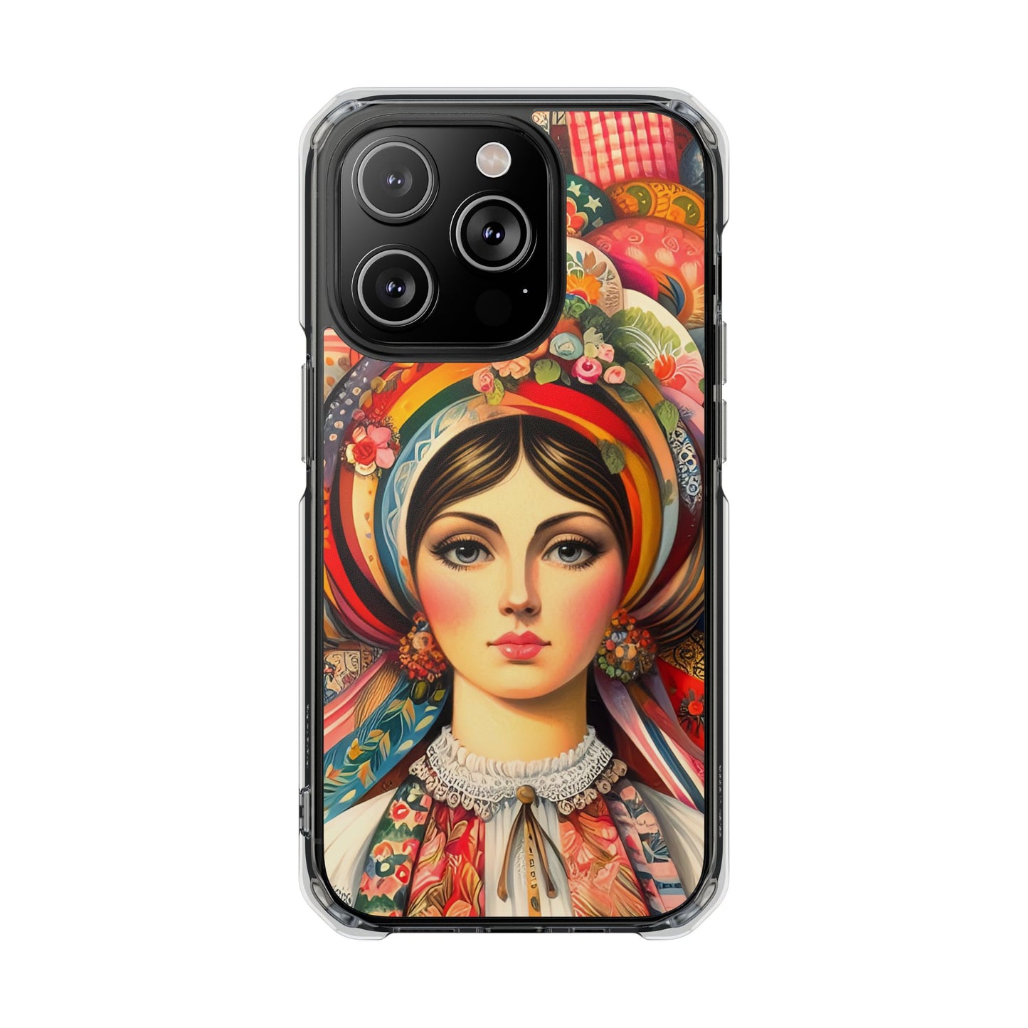 Beehive Bonnet - Magnetic Clear Impact Cases