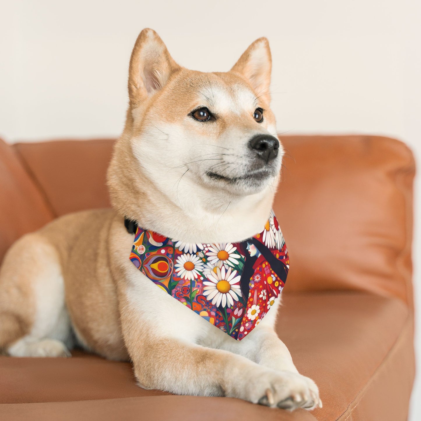 "Daisy Dreams" - Pet Bandana Collar