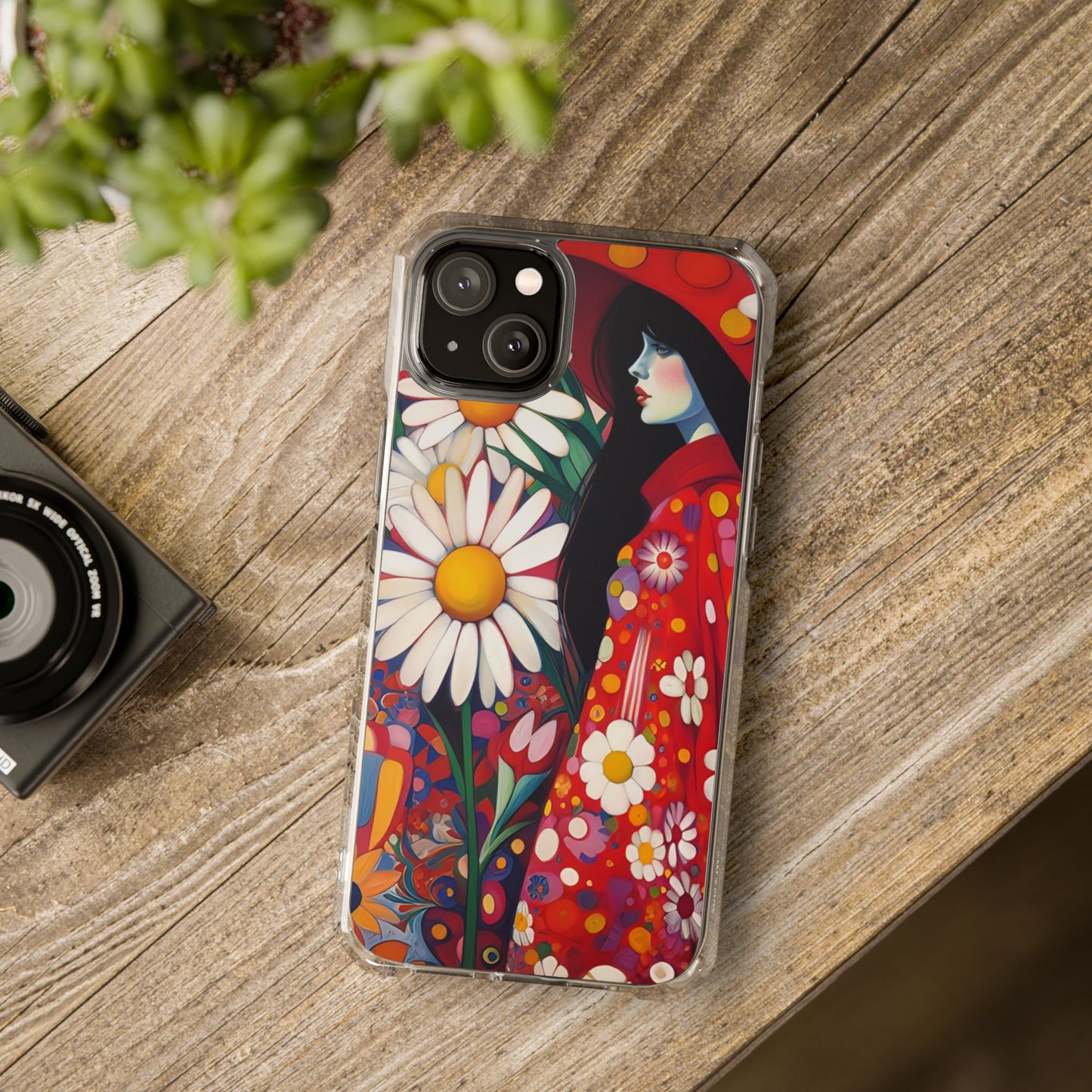 Daisy Dreams - Magnetic Clear Impact Cases