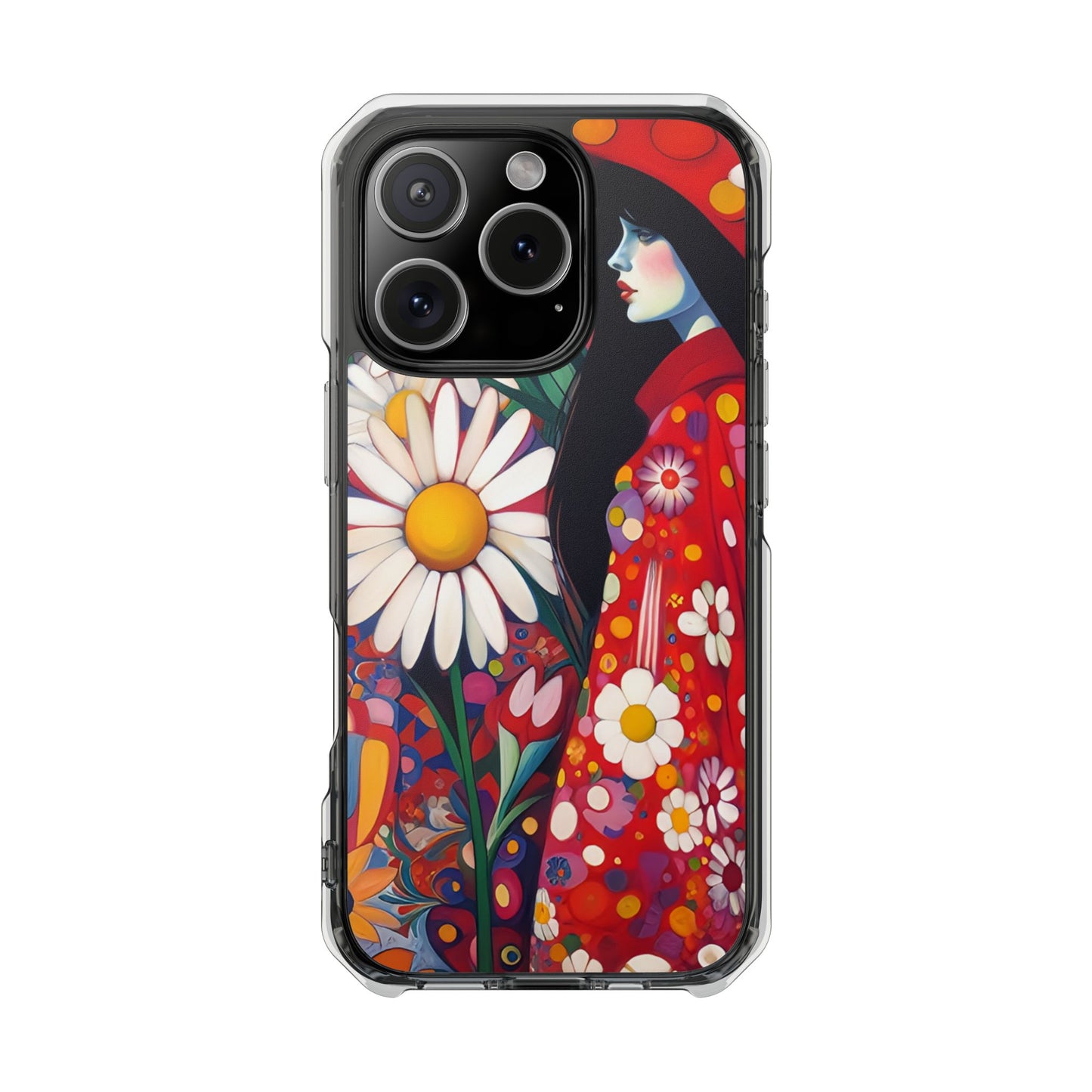 Daisy Dreams - Magnetic Clear Impact Cases