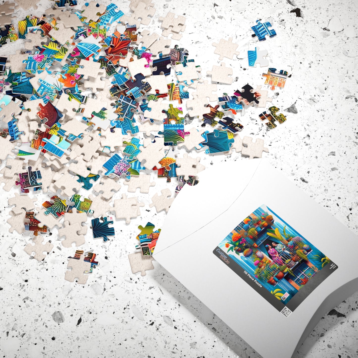 High Rise Love Nest Jigsaw Puzzle (110, 252, 520, 1014-piece). Cute, quirky and whimsical gift idea. Family Game. Fun for all ages.