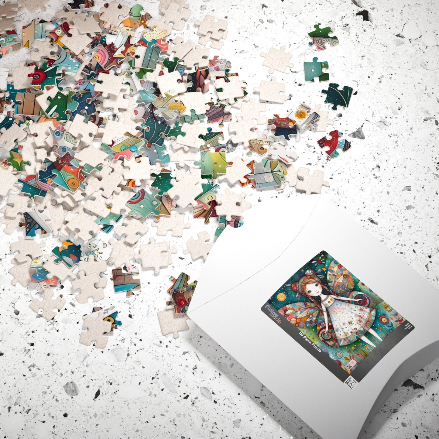 Boho Fairy Jigsaw Puzzle - 110, 252, 520, 1014-piece. Pretty, Whimsical Birthday Gift Idea. Tech-free and Fun Family Activity. Unique Charm
