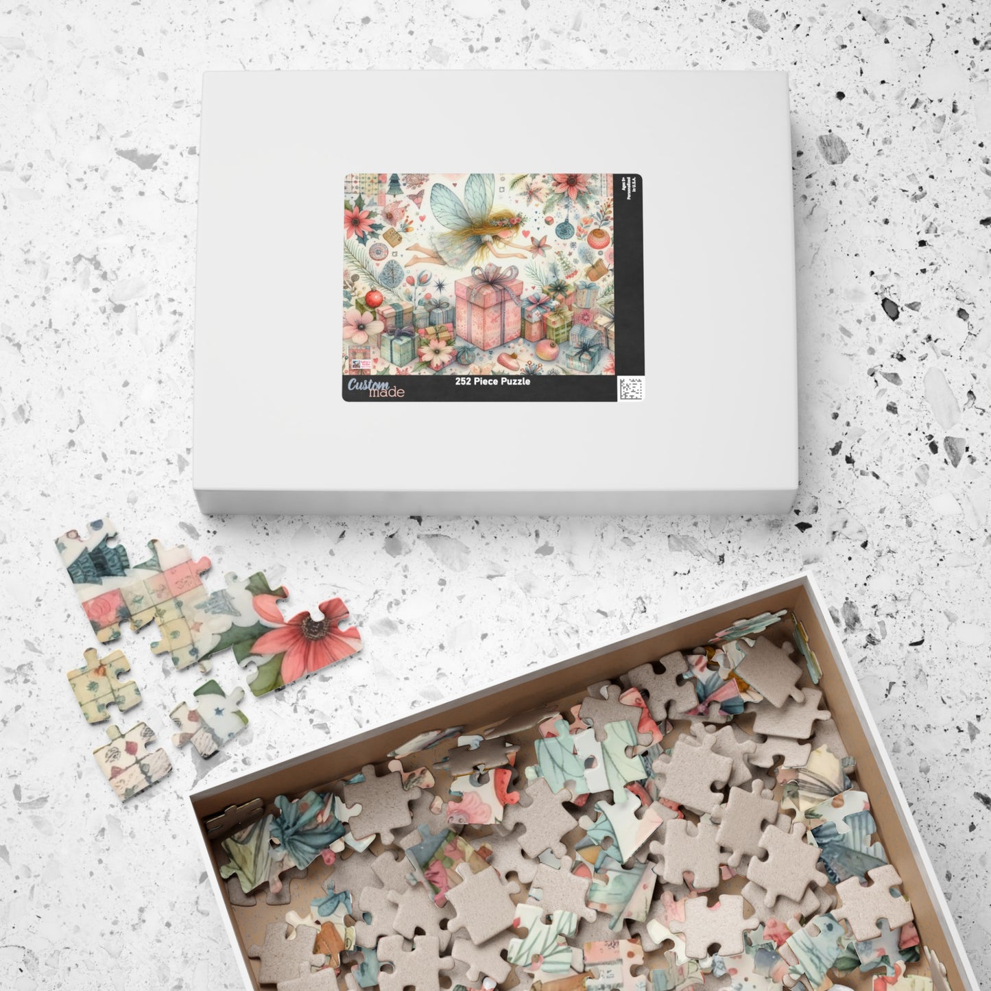 Fairy Dust Christmas Jigsaw Puzzle US: Pretty Whimsical Festive Theme, (110-1014-piece)