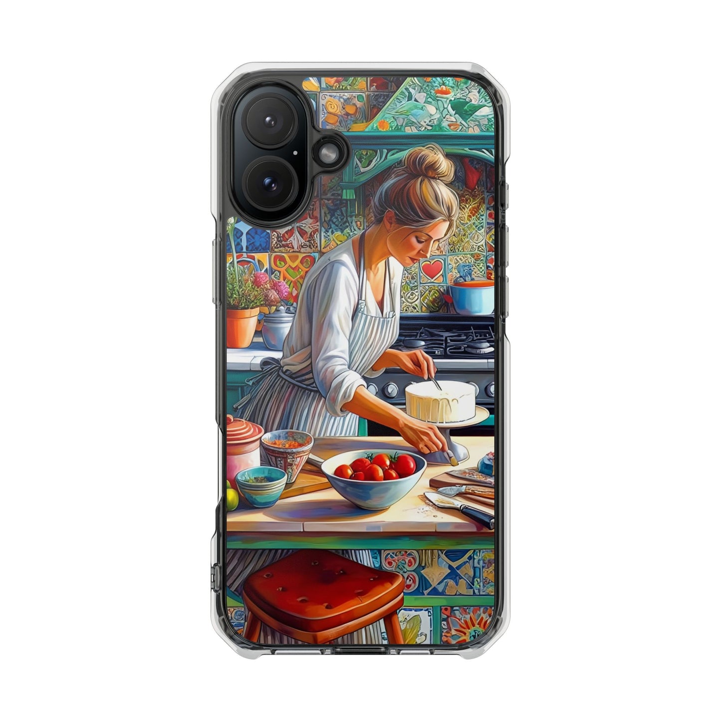 The Cake Maker - Magnetic Clear Impact Cases