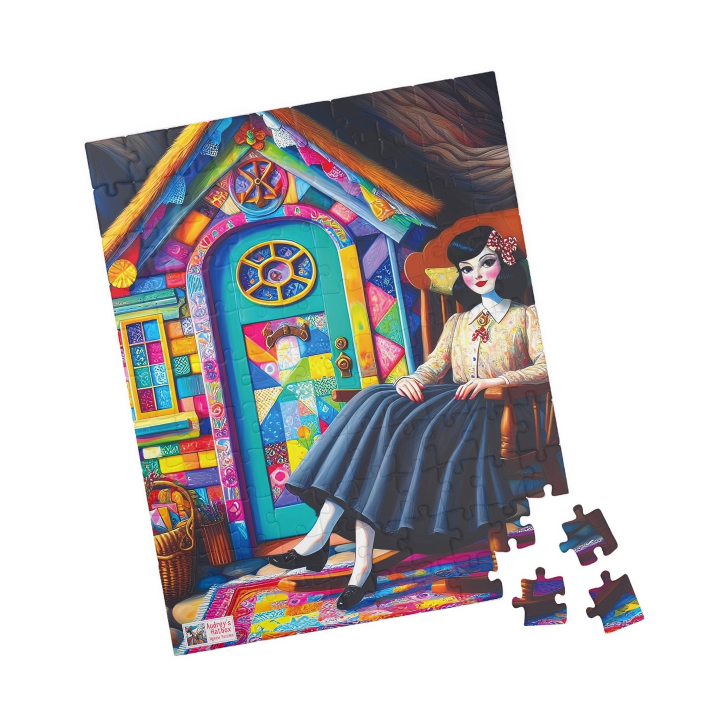My Sweet Home Jigsaw Puzzle 110, 252, 520, 1014-piece. Fun, quirky and magical, a perfect novelty gift idea or family game, suits all ages