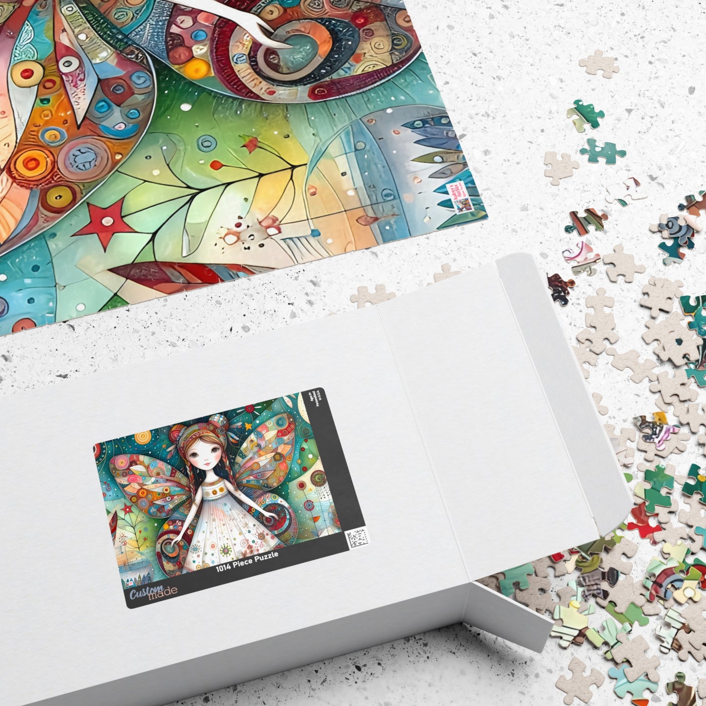Boho Fairy Jigsaw Puzzle - 110, 252, 520, 1014-piece. Pretty, Whimsical Birthday Gift Idea. Tech-free and Fun Family Activity. Unique Charm