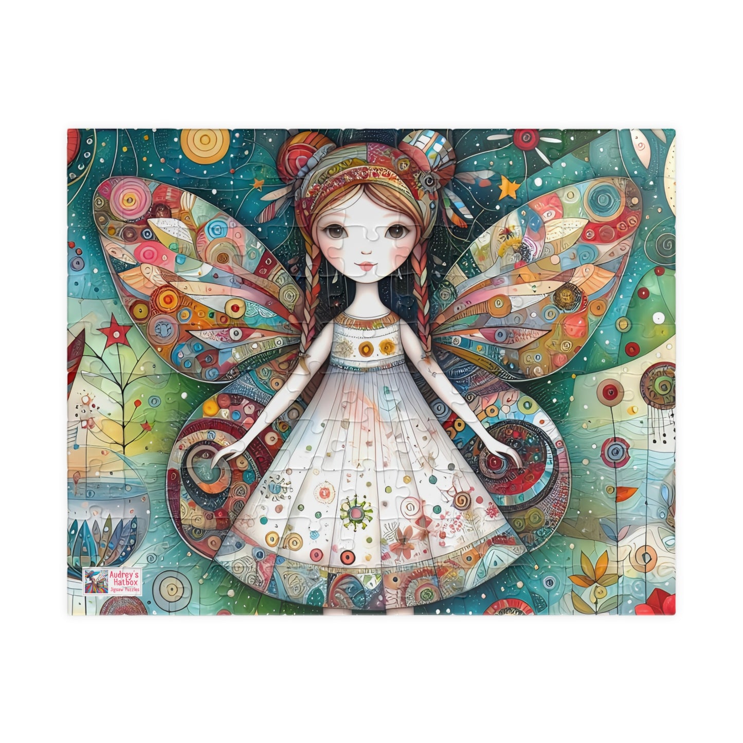 Boho Fairy Jigsaw Puzzle - 110, 252, 520, 1014-piece. Pretty, Whimsical Birthday Gift Idea. Tech-free and Fun Family Activity. Unique Charm