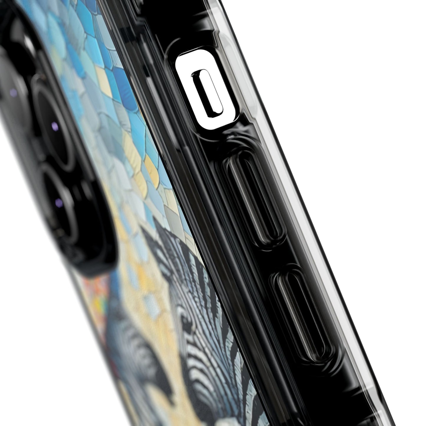 Zebras at the Back Fence - Magnetic Clear Impact Cases