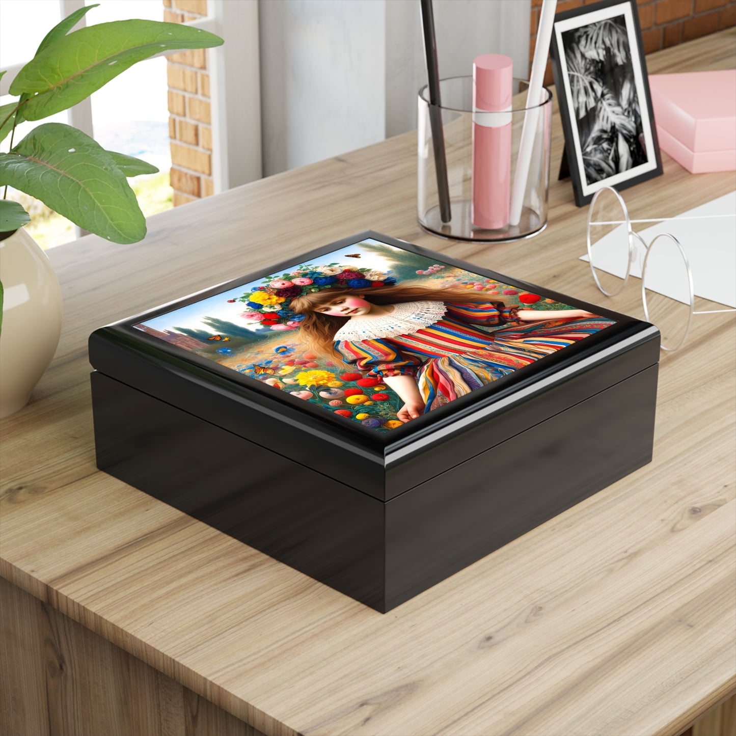 Floral Crown Jewellery Box