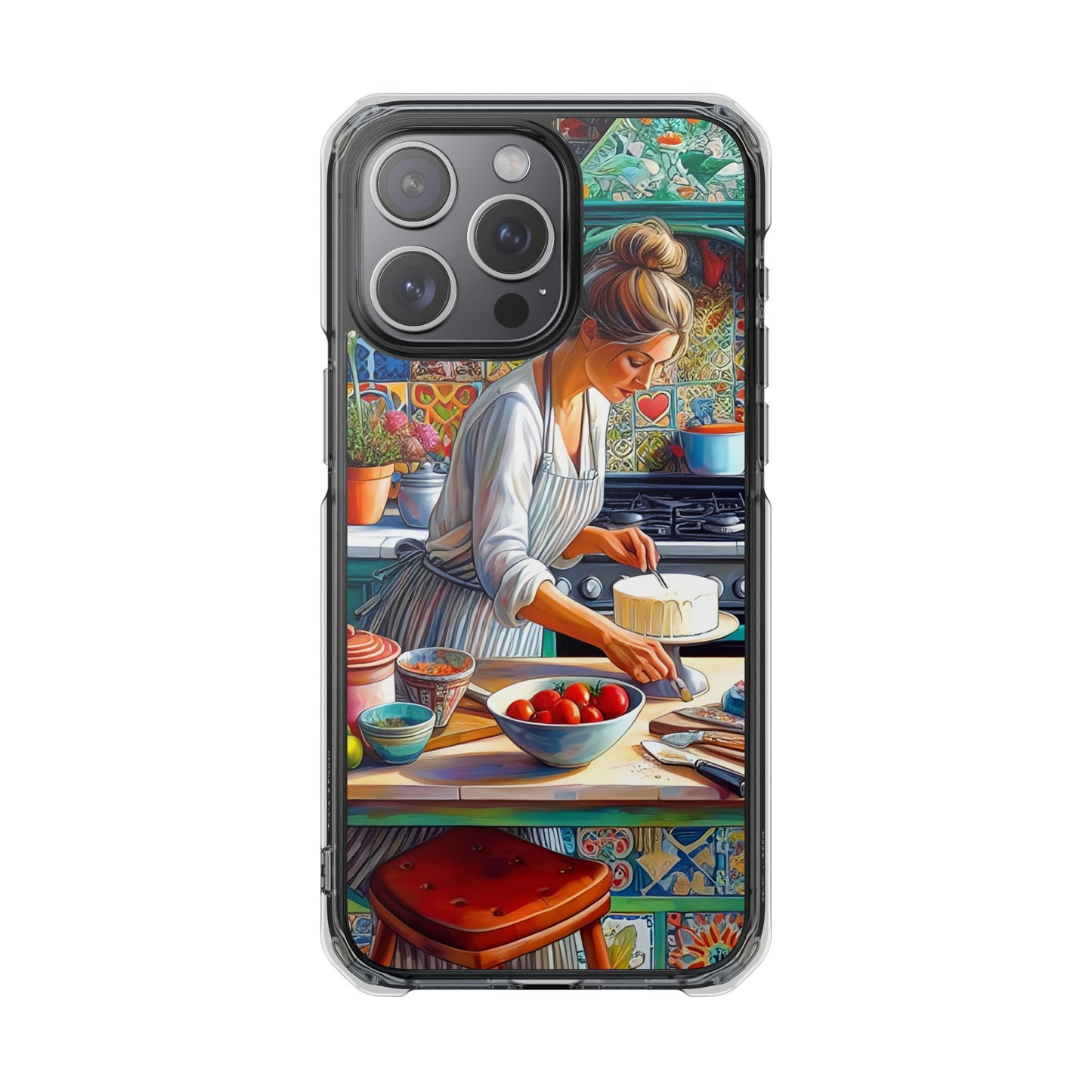 The Cake Maker - Magnetic Clear Impact Cases