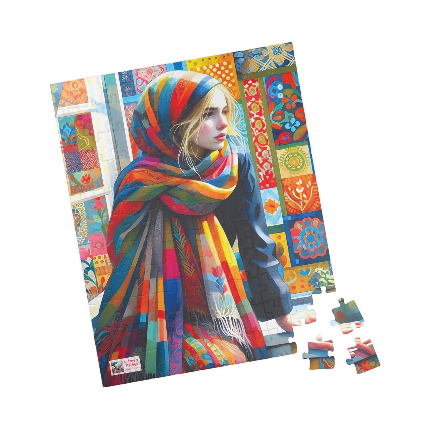 At The Windowsill Jigsaw Puzzle (110, 252, 520, 1014-piece). Unique, Whimsical, Challenging Family Fun. Pretty Birthday Gift Idea