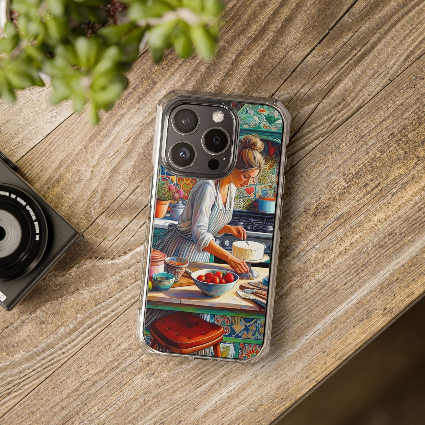 The Cake Maker - Magnetic Clear Impact Cases