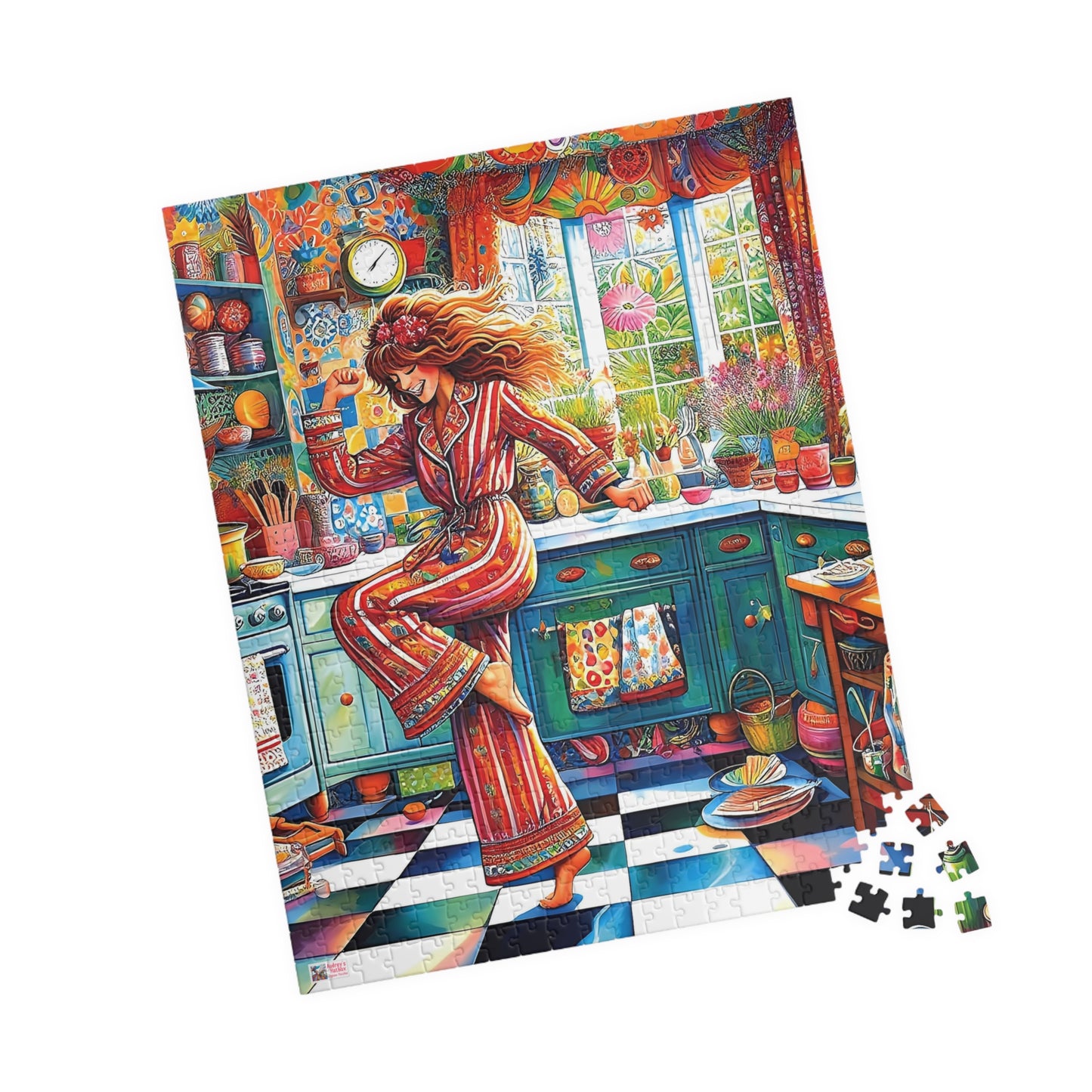 Dance Like No-one's Watching Jigsaw Puzzle (110, 252, 520, 1014-piece). Cute, fun. playful and quirky. Great gift idea. Family Activity