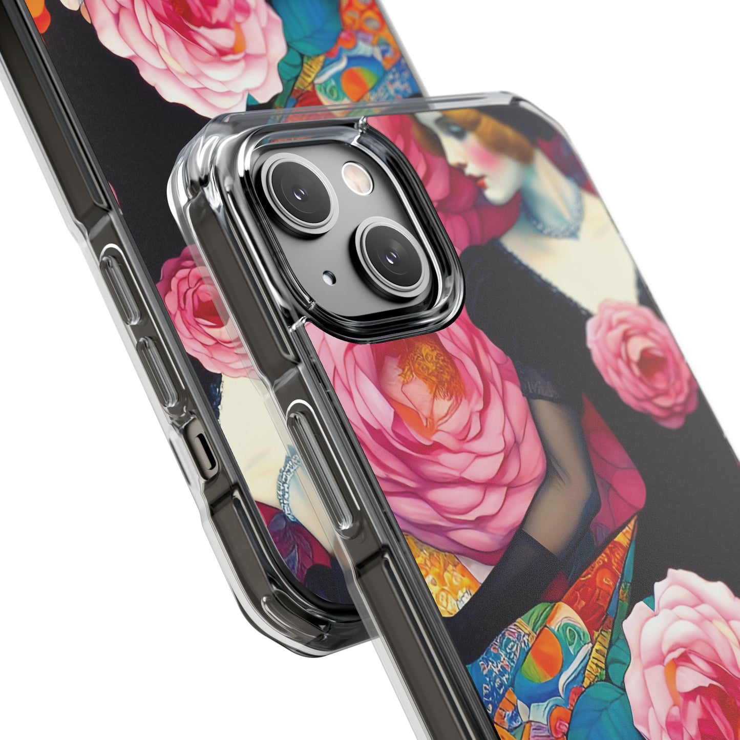 Lady of the Roses - Magnetic Clear Impact Cases