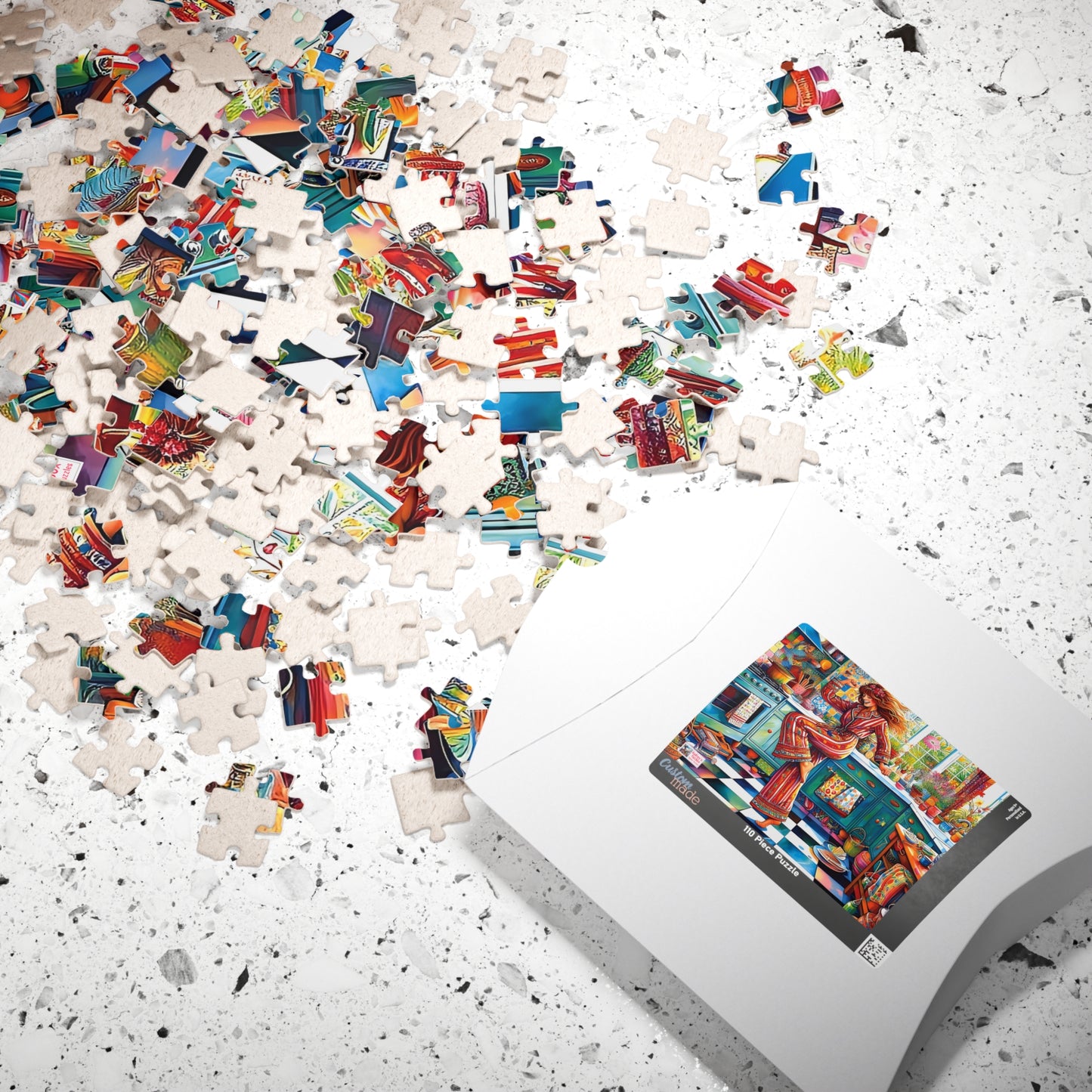 Dance Like No-one's Watching Jigsaw Puzzle (110, 252, 520, 1014-piece). Cute, fun. playful and quirky. Great gift idea. Family Activity
