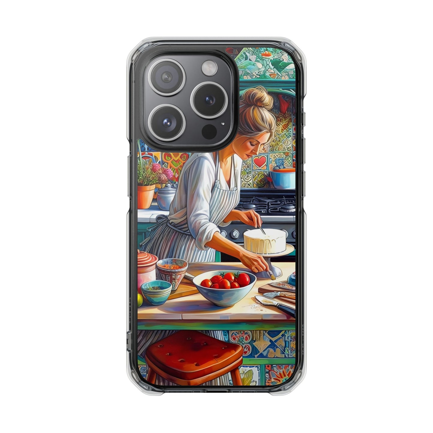 The Cake Maker - Magnetic Clear Impact Cases