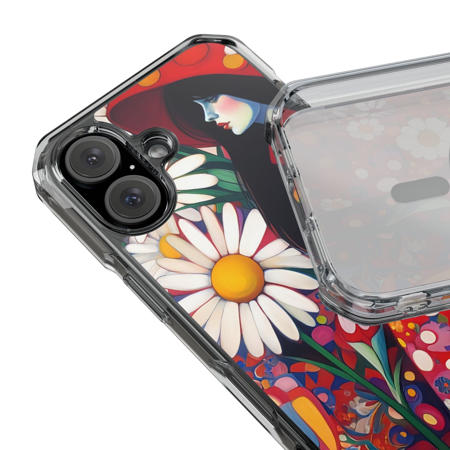 Daisy Dreams - Magnetic Clear Impact Cases