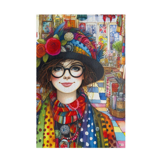 Quirky Treasures Jigsaw Puzzle (110, 252, 520, 1014-piece). Cute, fun. playful and quirky. Great gift idea. Family Game Activity. All Ages.