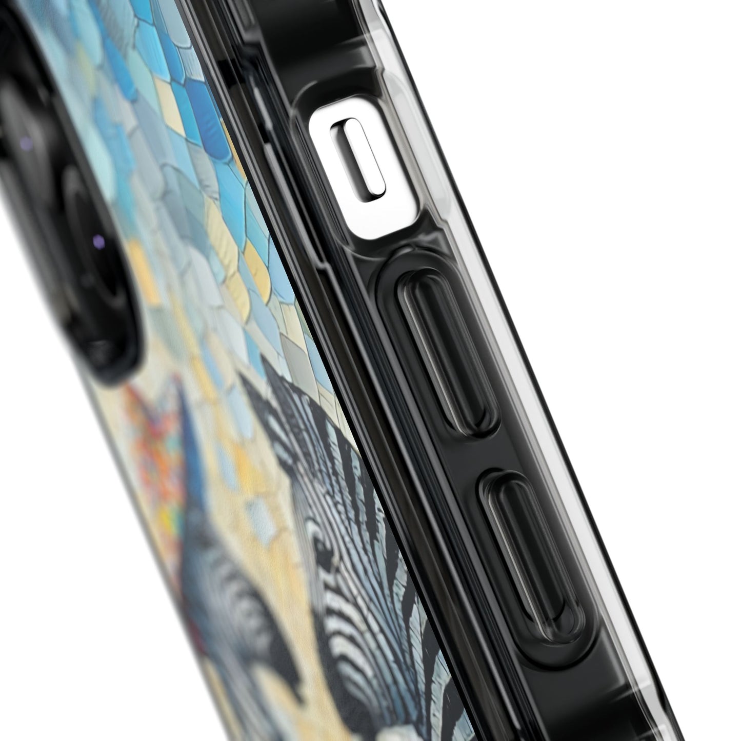 Zebras at the Back Fence - Magnetic Clear Impact Cases