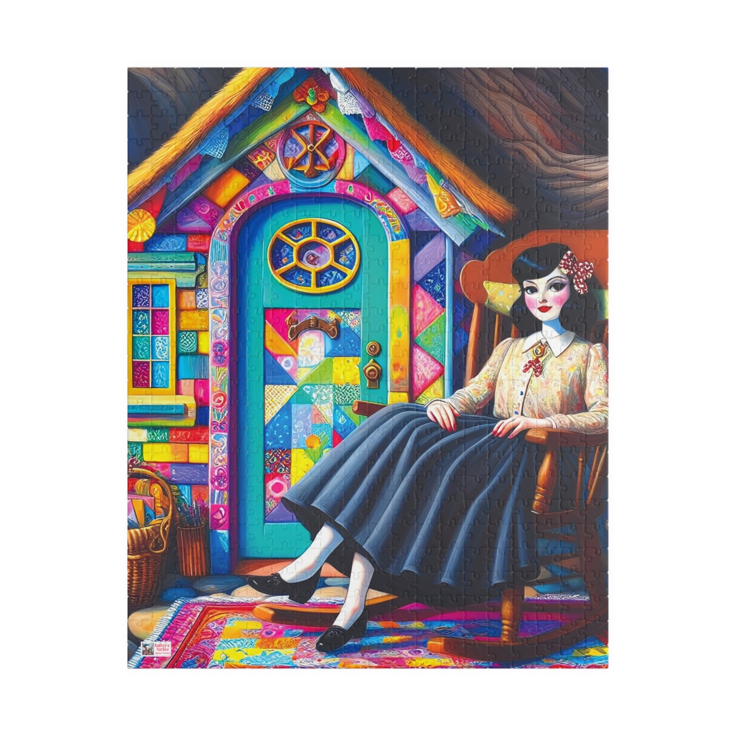 My Sweet Home Jigsaw Puzzle 110, 252, 520, 1014-piece. Fun, quirky and magical, a perfect novelty gift idea or family game, suits all ages