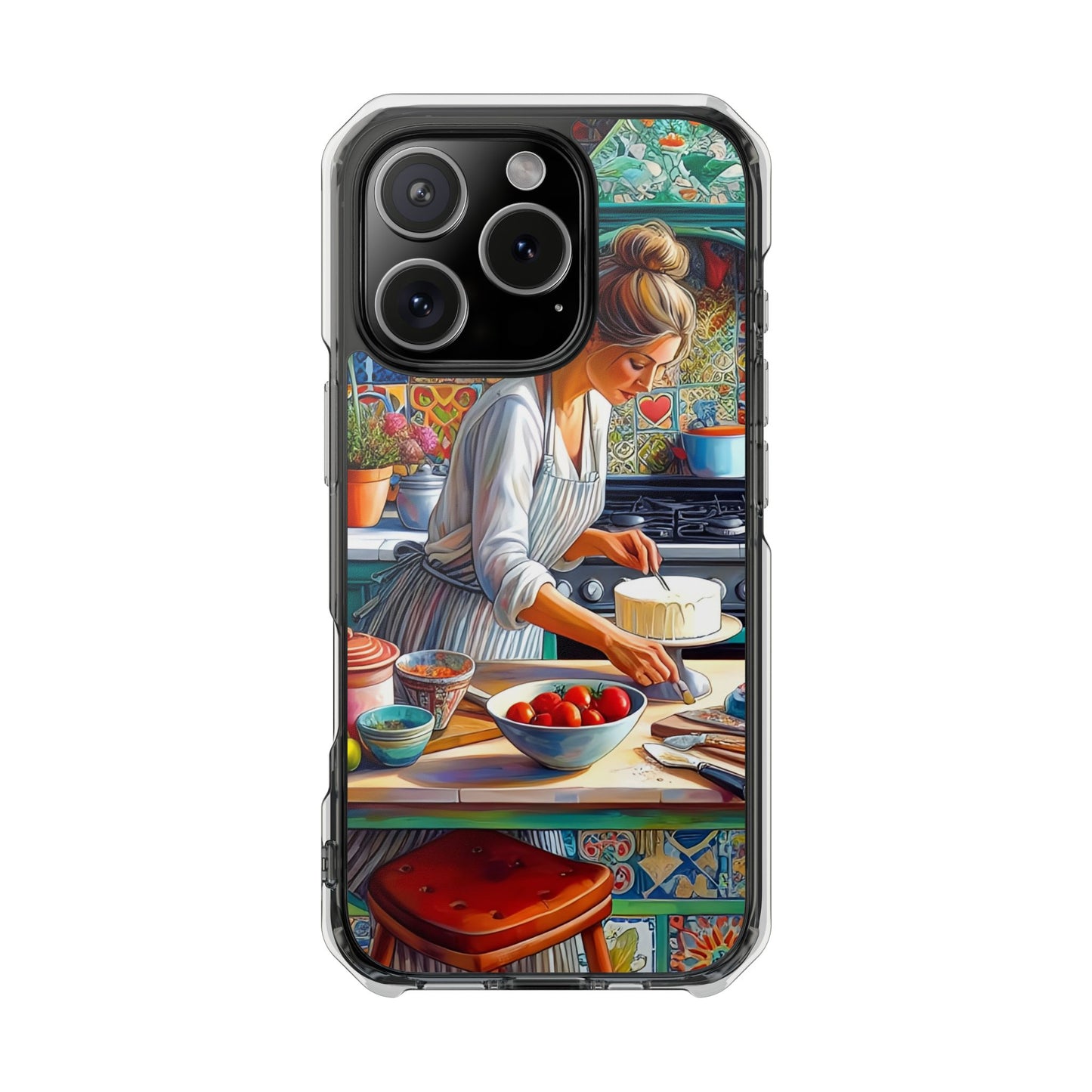 The Cake Maker - Magnetic Clear Impact Cases