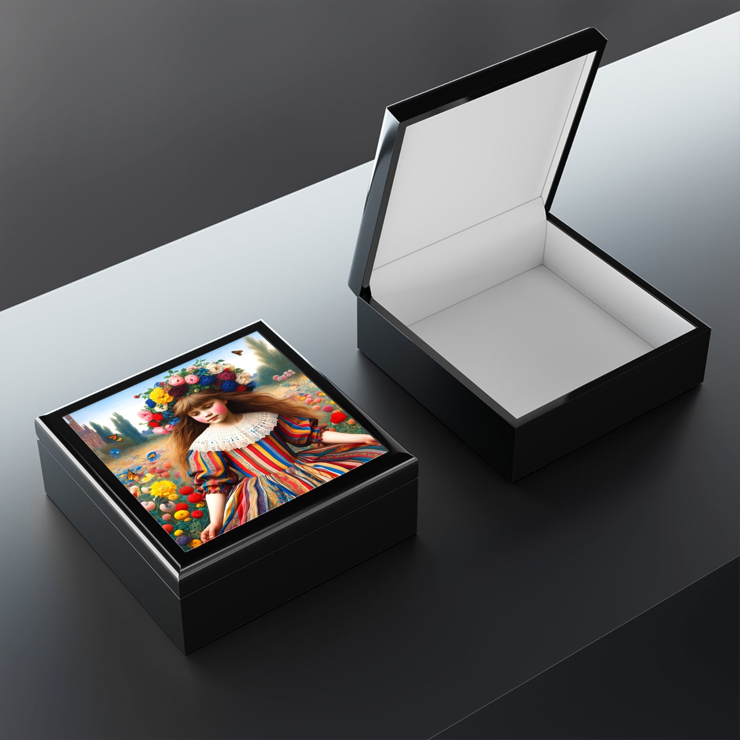 Floral Crown Jewellery Box
